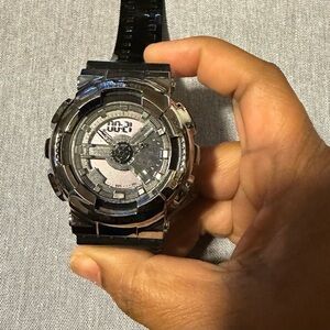 Stylish Silver Digital Watch